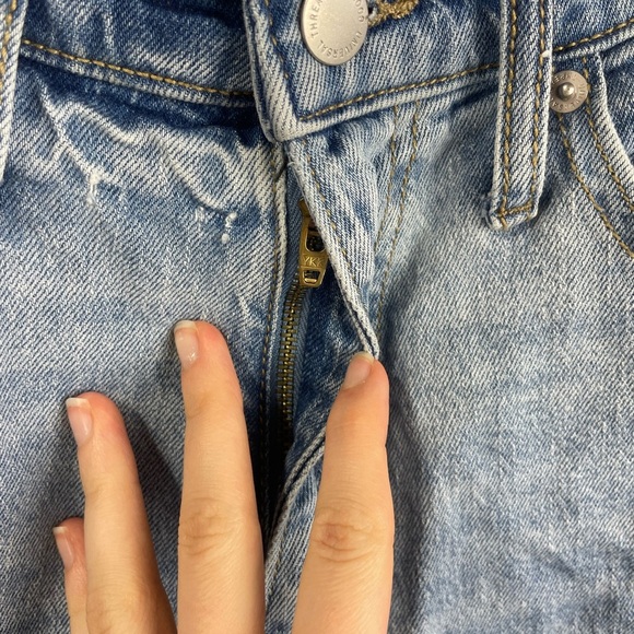 Universal Thread Light Wash Denim Distressed High-Rise 90’s Slim Jeans 4R W - Picture 9 of 14